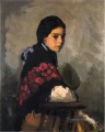 Spanish Girl portrait Ashcan School Robert Henri
